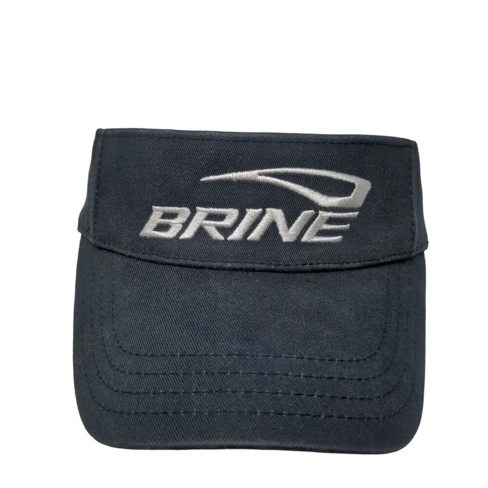 Brine Strapback Sun Visor Cap Hat Blue Embroidered Logo Adjustable